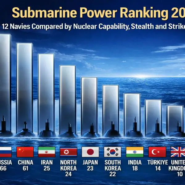 From nuclear deterrence to coastal sea denial, the world’s leading submarine fleets in 2026 are defined not only by numbers, but by the types of boats they field, the missions they perform, and the doctrines they support (Picture source: Army Recognition Edit).