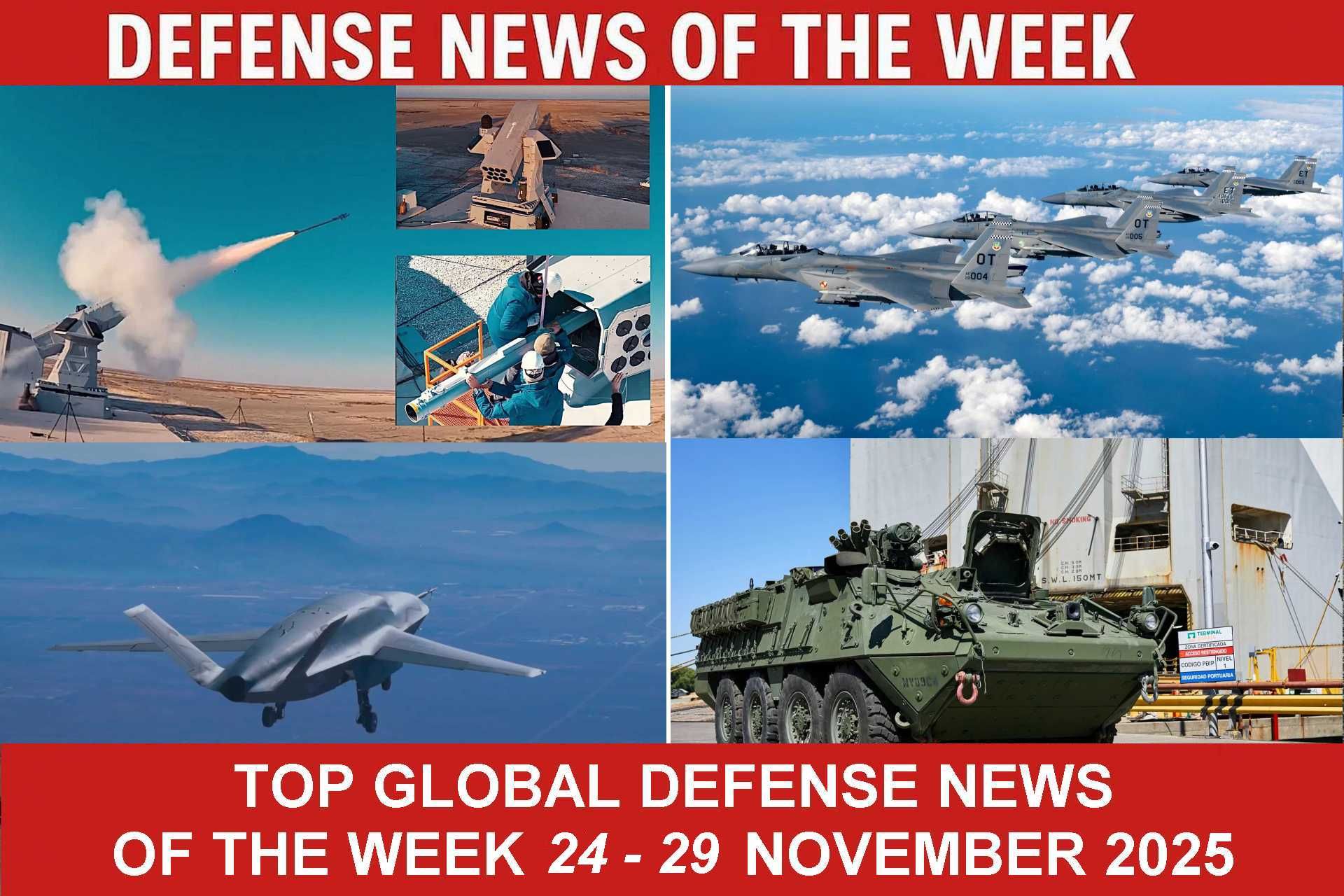 Global defense forces shifted strategy this week 24 - 29 as Türkiye advanced naval self-defense, Argentina began armored modernization, Saudi Arabia eyed a massive drone deal, the U.S. flexed air power, and South Korea and Brazil launched new warships.
