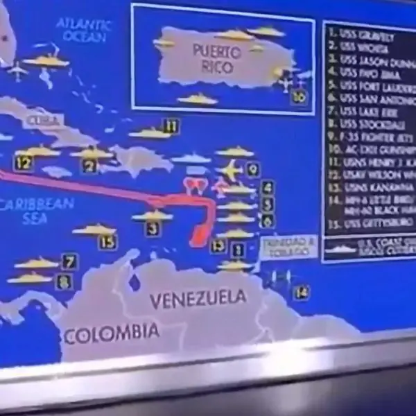 Broadcast footage aired on November 21, 2025, illustrates the scale of the U.S. Navy presence in the Caribbean Sea, where 25 percent of all currently deployed American warships are now concentrated.