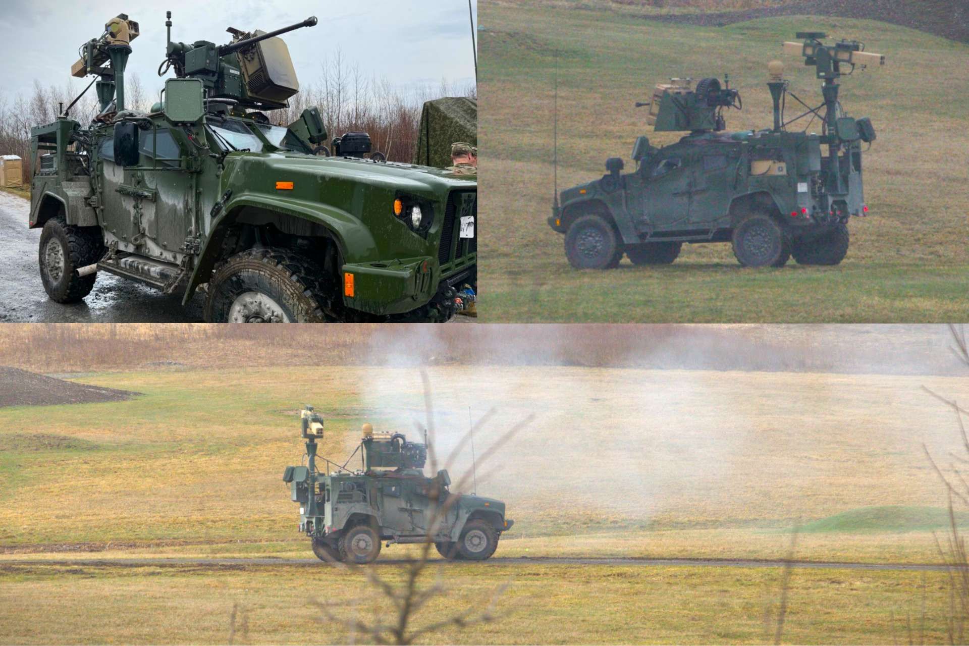 The U.S. Army tested EOS’ Sling Blade counter-drone system during a live-fire Summit Strike exercise at Fort Drum, integrating radar, a 30 mm cannon and APKWS rockets into a combined-arms battle scenario to counter low-altitude drone threats (Picture Source: EOS / U.S. Army)