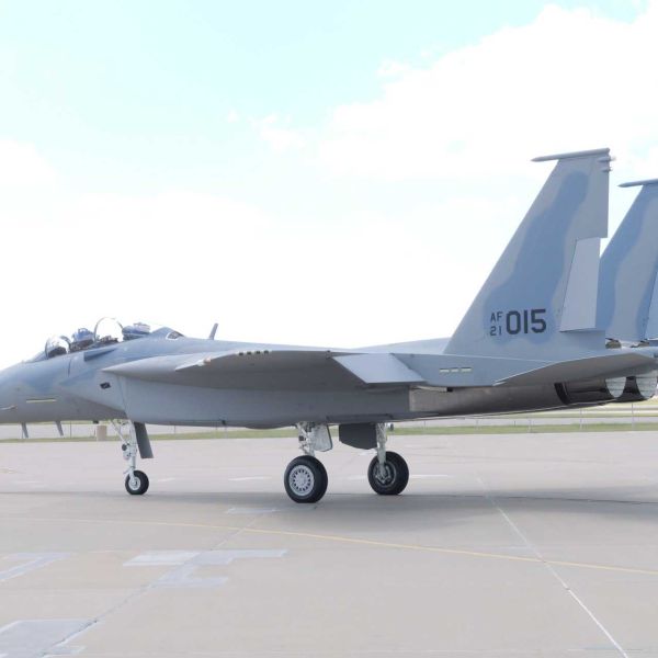 F-15EX15 has officially joined the 142nd Wing of the Oregon Air National Guard as the unit’s eighth F-15EX, pictured here on the ground after delivery.