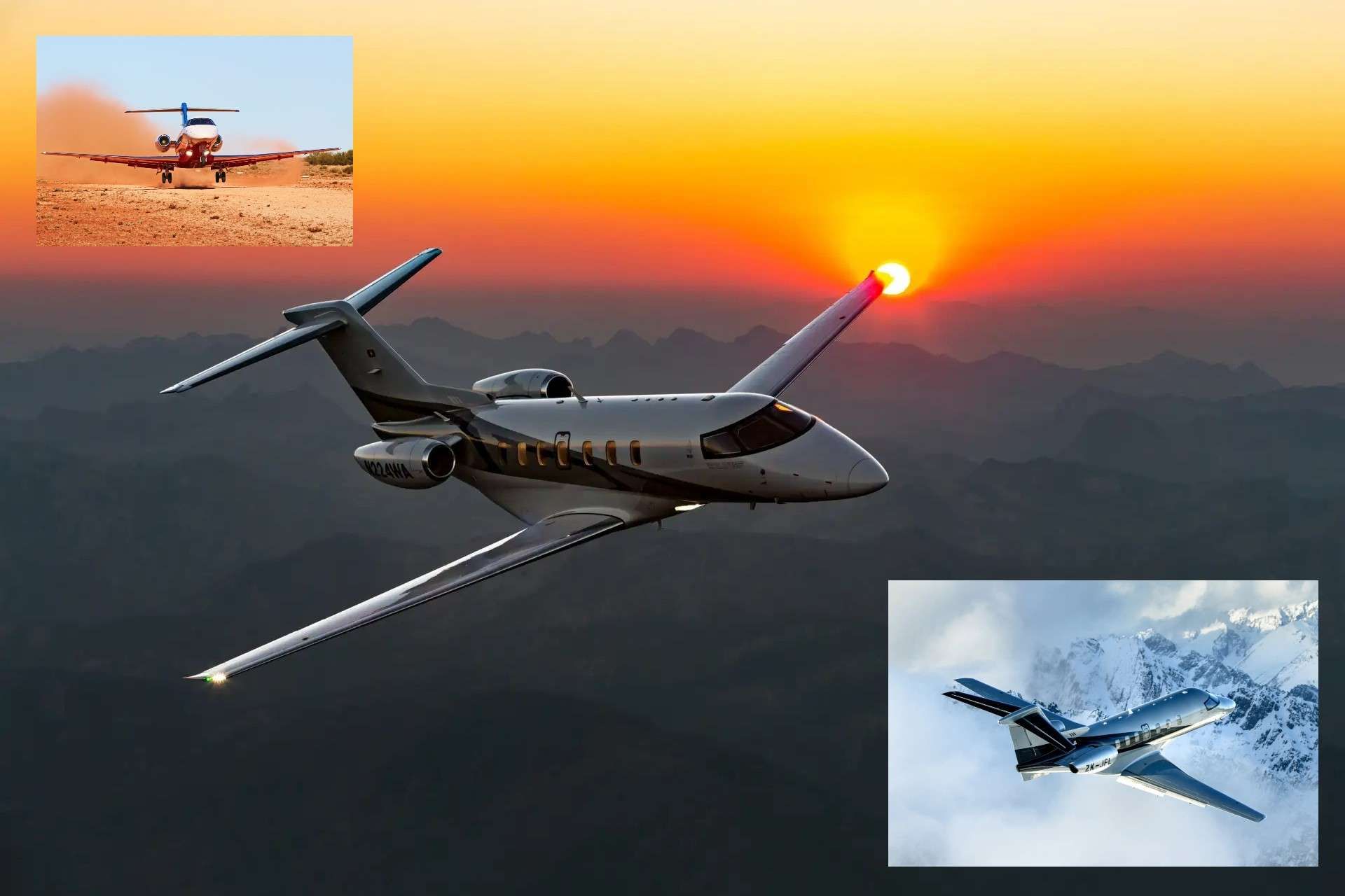 The Pilatus PC-24 is a twin-engine “Super Versatile Jet” combining light-jet speed with short- and unpaved-runway operations, single-pilot certification, a standard cargo door, and a rapidly reconfigurable cabin for training, transport, and light logistics (Picture Source: Pilatus Aircraft)