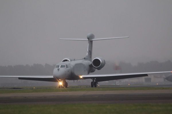 The U.S. Air Force has forward-deployed two EA-37B Compass Call aircraft to Europe, positioning its newest electronic warfare platform for a likely first operational mission targeting adversary command and control networks (Picture Source: X-user: @TallGlenn85)