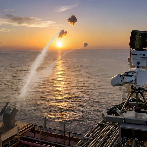 Elbit Systems of America presents Iron Shield, a maritime and homeland counter-UAS defense solution built around the MATR-X X-band AESA radar to detect, track and support engagement of drones, loitering threats and low-flying aerial targets (Picture source: Elbit America).