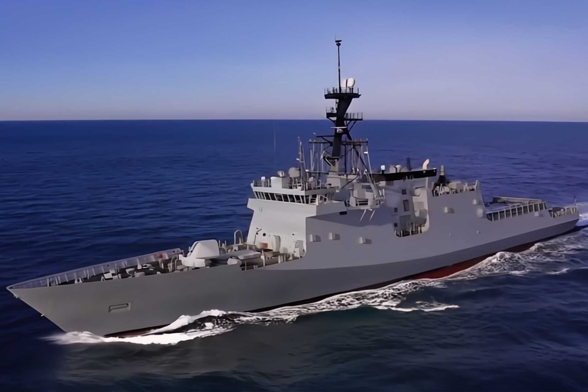 The cost breakdown includes $972.5M for basic construction, representing about 58 percent of the total, $331.1M for electronics at about 20 percent, $53.8M for ordnance at roughly 3 percent, and $29M for hull, mechanical, and electrical systems at about 2 percent, with other costs totaling about $53M. (Picture source: HII)