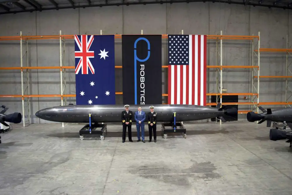 Australia's Speartooth LUUV, a relatively low-cost autonomous underwater vehicle, might be used by the US Navy to patrol contested maritime areas, gather intelligence, monitor ports and sea lanes, deploy sensors or weapons, and support mine warfare missions. (Picture source: C2 Robotics)