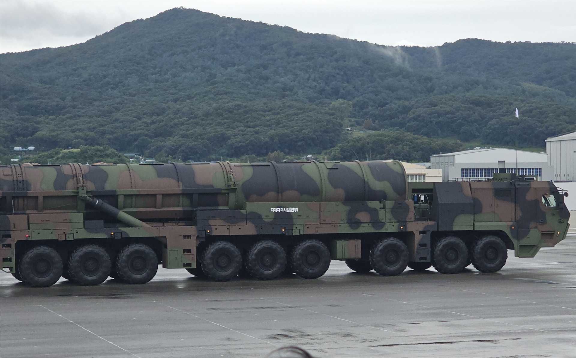 The Hyunmoo-5 is South Korea’s most powerful ballistic missile to date, designed for short-range deep penetration strikes with a massive conventional warhead capable of destroying heavily fortified underground targets.