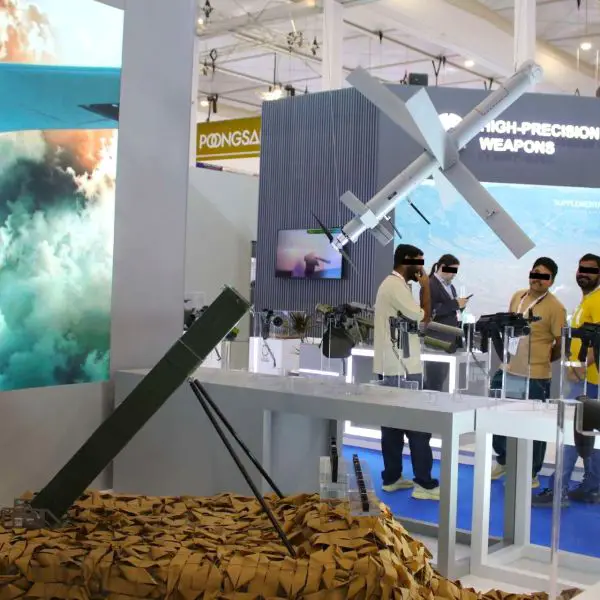 Russia has unveiled the RUS-PE portable reconnaissance and strike system at World Defence Show 2026 in Saudi Arabia, marking the first domestic Russian debut of a containerized loitering munition aimed at Middle Eastern defense markets (Picture Source: Army Recognition Group)