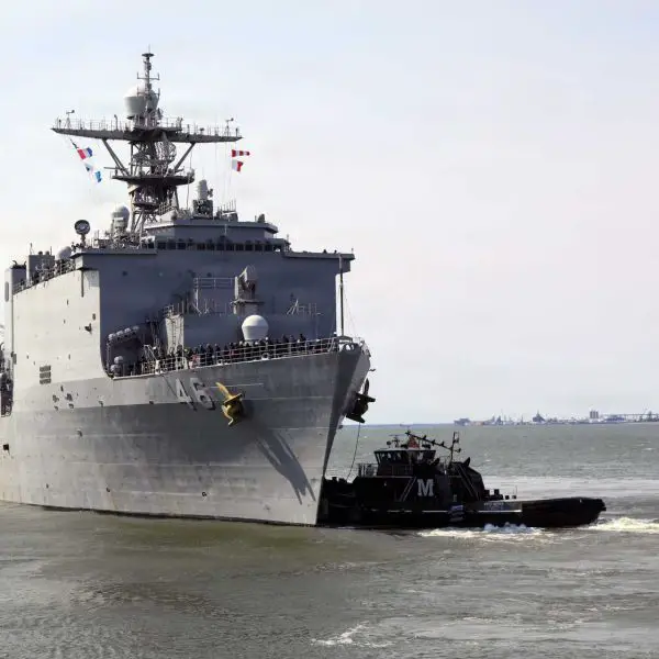In 2005, the USS Tortuga was redirected to New Orleans following Hurricane Katrina, becoming the first Navy warship to navigate the Mississippi River after the storm and serving as a coordination hub for military and civilian response. (Picture source: US Navy)
