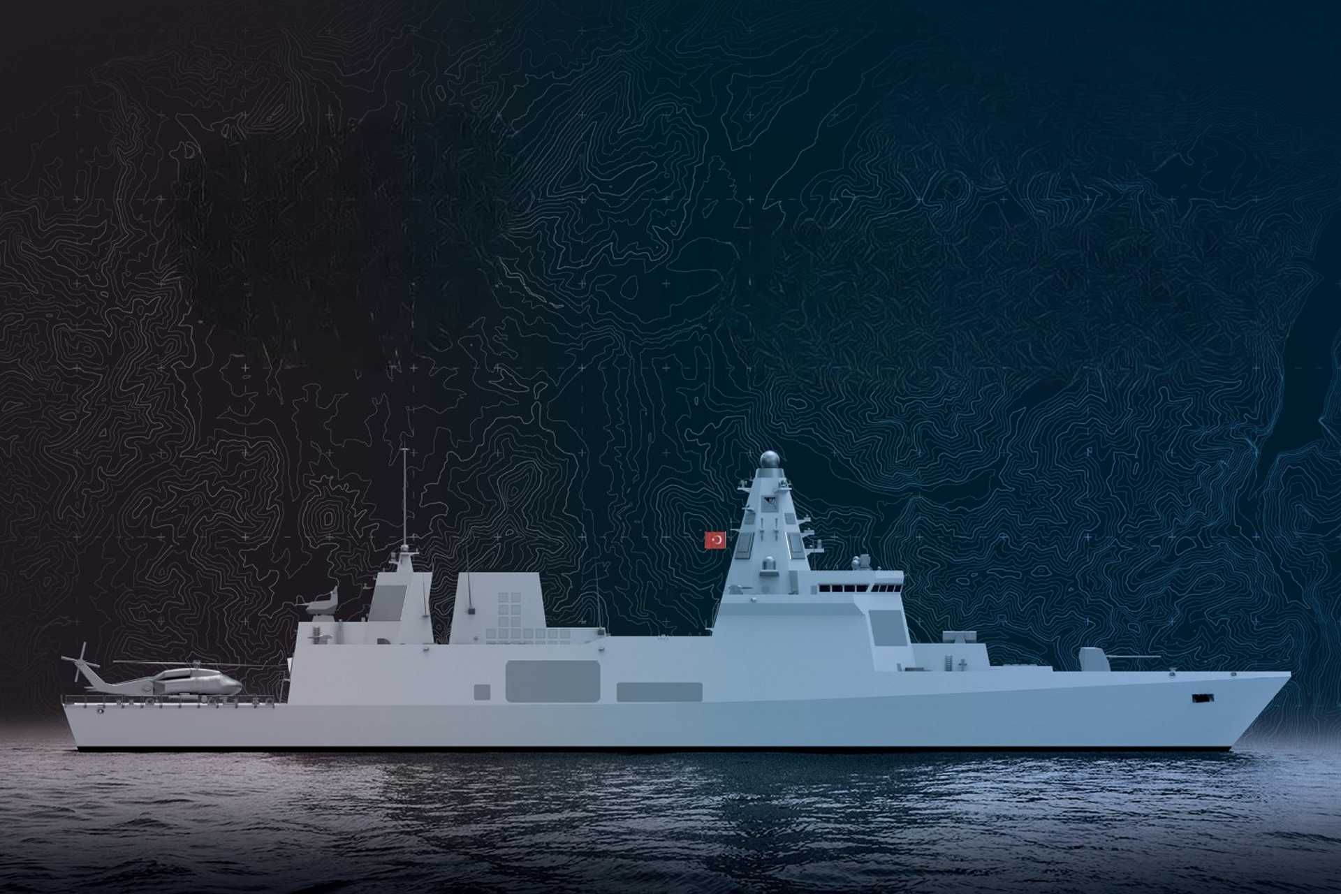 The TF-2000 will introduce a dedicated area air defense capability that is currently absent from the Turkish Naval Forces, fundamentally changing the fleet’s operational structure by adding a ship specifically optimized to detect, track, and intercept long-range aerial threats. (Picture source: ASFAT)