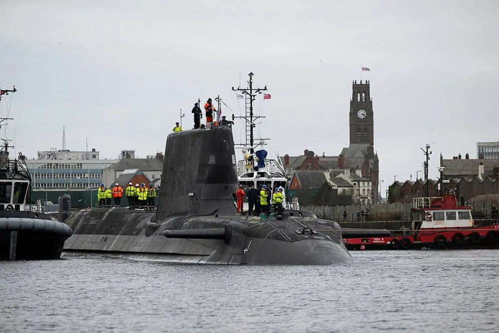 The Royal Navy has few attack submarines actively at sea because all are tied up in maintenance or trials, leaving other allied navies filling gaps in undersea protection for deployed surface groups. (Picture source: UK MoD)