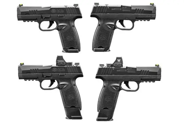 FN 309™ MRD optics-ready 9mm duty pistol with hammer-fired SAO trigger, reduced-effort slide and magazines, 16- and 20-round capacity, and compact dimensions optimized for military police and security forces requiring reliable, easy-to-handle sidearms for daily service use (Picture source: FN America).