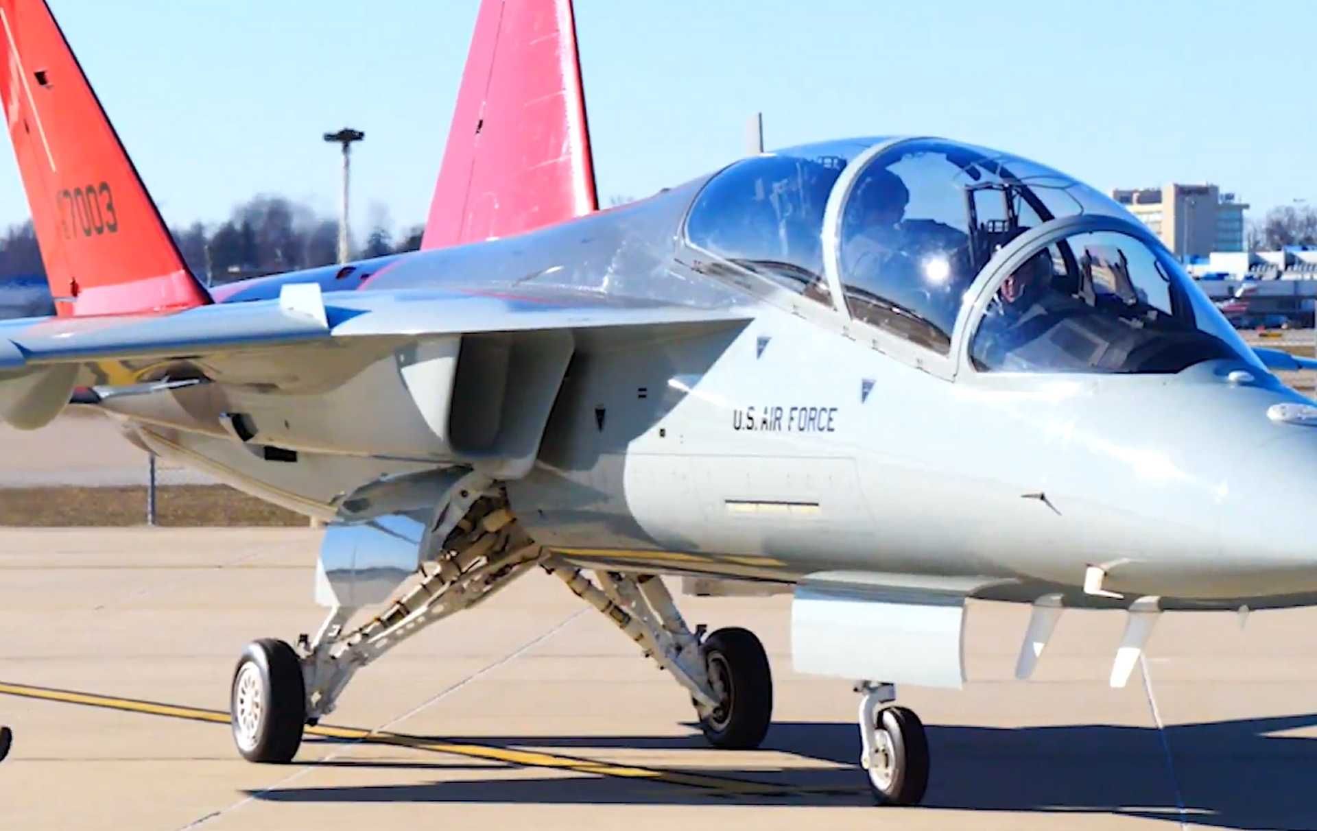The second Boeing T-7A Red Hawk advanced jet trainer for U.S. Air Force prepares for departure, ready to join Joint Base San Antonio-Randolph as part of the U.S. Air Force’s transition to a next-generation pilot training system. 