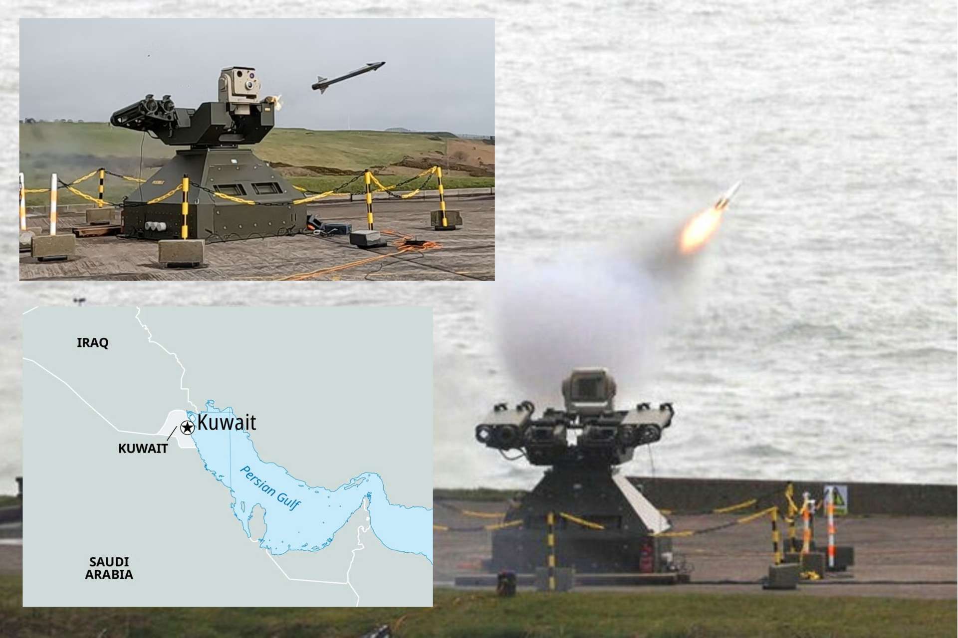 The United Kingdom has deployed its combat-proven Rapid Sentry air defence system to Kuwait following an Iranian drone strike, reinforcing Gulf infrastructure protection against escalating low-cost aerial threats (Picture Source: UK MoD / Britannica)