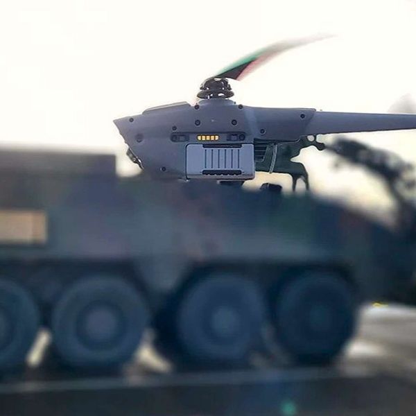 Switzerland has ordered Black Hornet 4 nano-drones in a $17.5 million deal that links hand-launched reconnaissance directly into Piranha 8x8 vehicles, giving crews and dismounted troops instant access to live battlefield intelligence (Picture Source: Teledyne FLIR Defense)