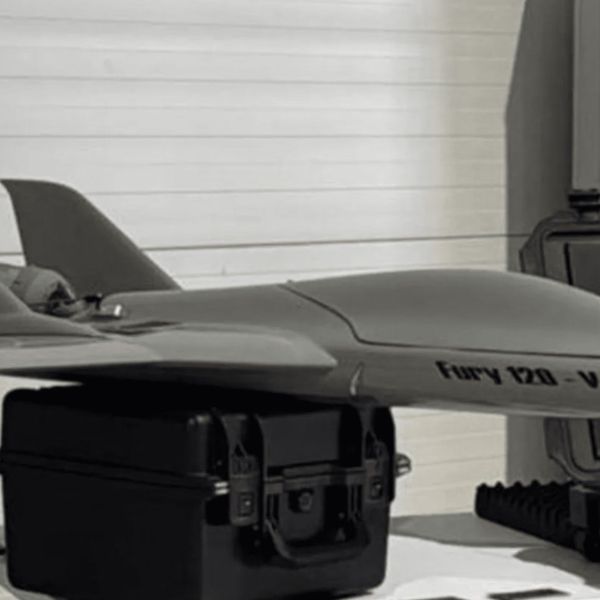 The Fury 120 interceptor is reported to reach a maximum speed of 700 km/h, roughly three times faster than many potential targets (Picture source: ALM MECA via Challenges)