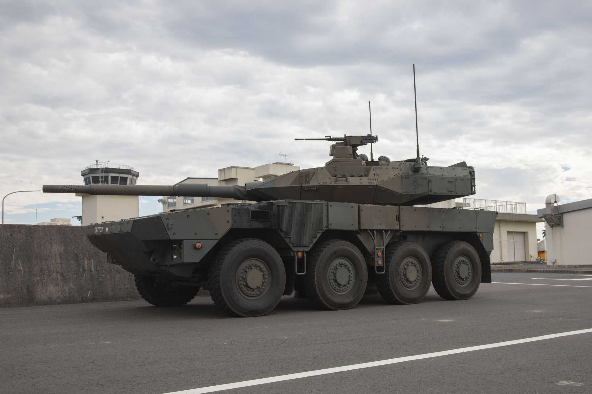 The Philippine Army is evaluating the Type 16 MCV because its 26-ton weight, 8x8 wheeled mobility, and 105mm firepower are better suited than heavy tanks for rapid deployment across the Philippines’ weak bridge network, island geography, and limited transport infrastructure. (Picture source: US DoD)