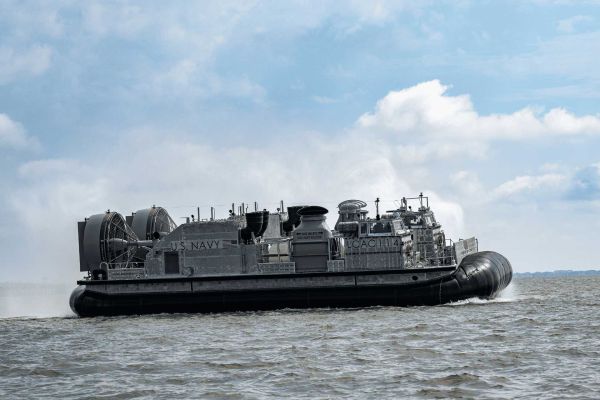 The Ship-to-Shore Connector (SSC) is a high-speed, amphibious tactical lift vehicle that transports heavy Marine Corps combat equipment and personnel across mud flats, shallow waters, and beaches independent of fixed port infrastructure. (Picture source: Textron Systems)