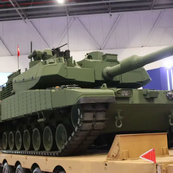 The Altay is Türkiye’s next-generation main battle tank, designed for high survivability, mobility, and firepower, with advanced armor and integrated systems tailored for modern battlefield conditions (Picture Source: Army Recognition Group)