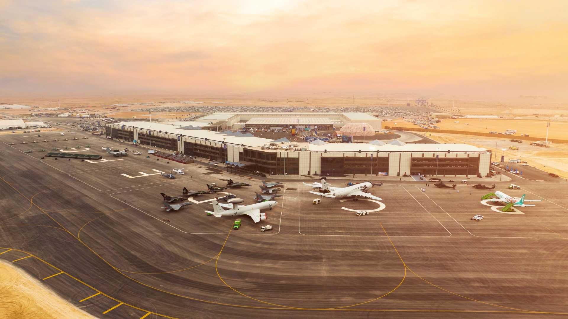 World Defense Show 2026, expected to host about 925 exhibitors from roughly 80 countries, expanded by 58 percent compared to the 2022 edition to reach around 273,000 square meters, with a fourth exhibition hall added to meet demand. (Picture source: WDS)