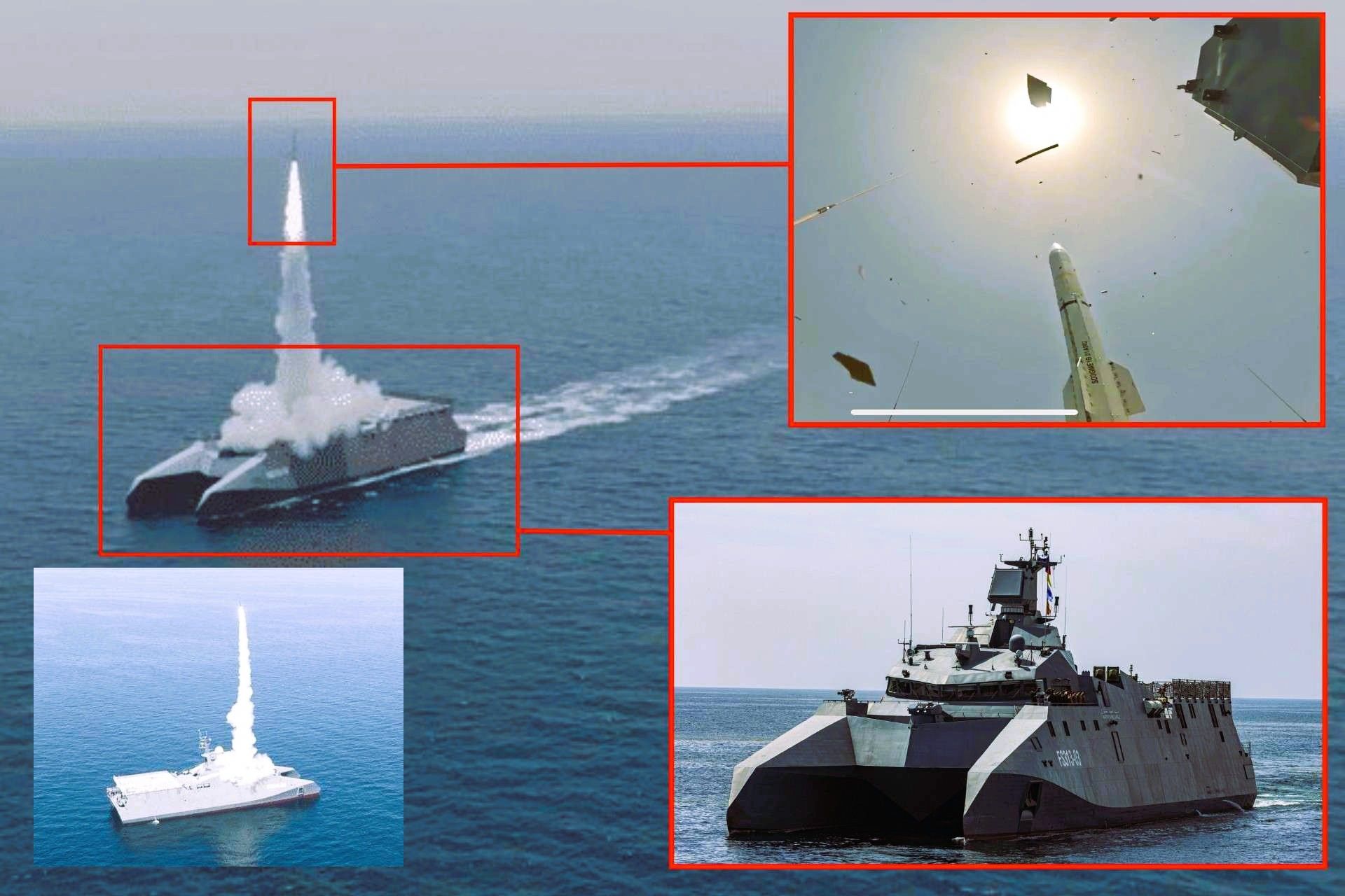 Iran’s IRGC Navy has publicly demonstrated a shipborne launch of the long-range Sayyad-3G air defense missile from the warship Shahid Sayyad Shirazi during drills in the Strait of Hormuz, signaling expanded naval air defense reach in a critical maritime corridor (Iranian Media / IRGC Navy) 