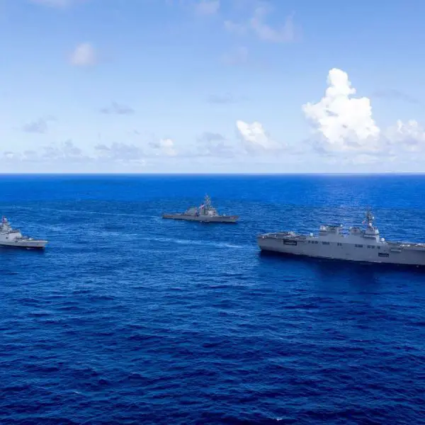 The United States, Australia, India and Japan wrapped up Malabar 2025 near Guam with coordinated naval drills that highlighted how the four countries can operate together in a high-end maritime environment (Picture Source: U.S. 7th Fleet)