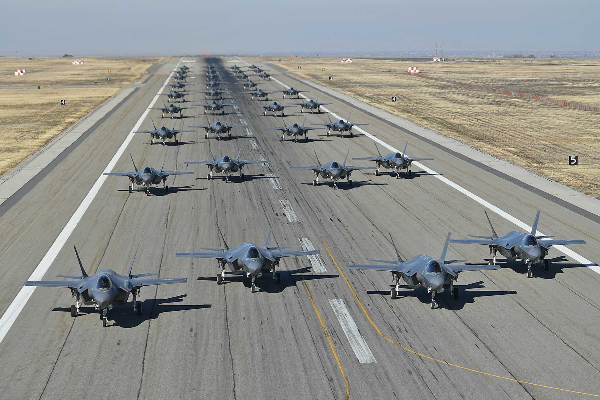The destination was assessed as Jordan, with Muwaffaq Salti Air Base identified as the likely operating location, where the potential order of battle could reach 30 F-35As, combining 18 from Lakenheath and 12 from a Vermont Air National Guard detachment. (Picture source: U.S. Air Force)