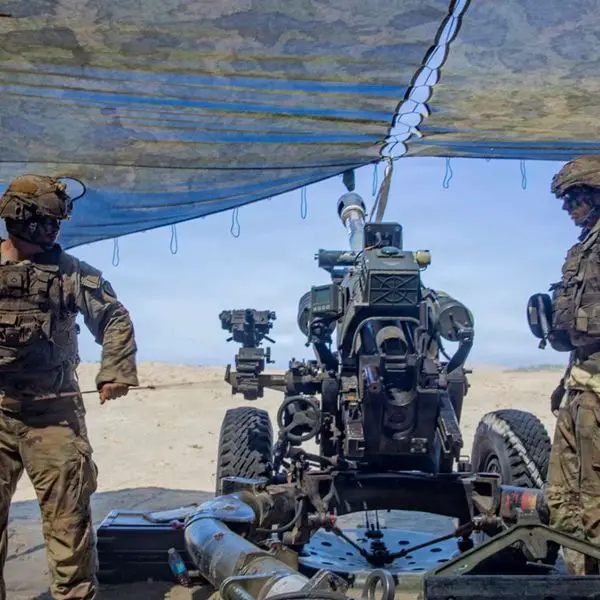 U.S. Army soldiers from the 3rd Battalion, 7th Field Artillery Regiment, 25th Infantry Division fire an M119A3 105mm howitzer during a counter-landing live-fire exercise at La Paz Sand Dunes in Laoag City, Philippines, on May 4, 2026, as part of Exercise Balikatan 2026 (Picture source: U.S. DoW).