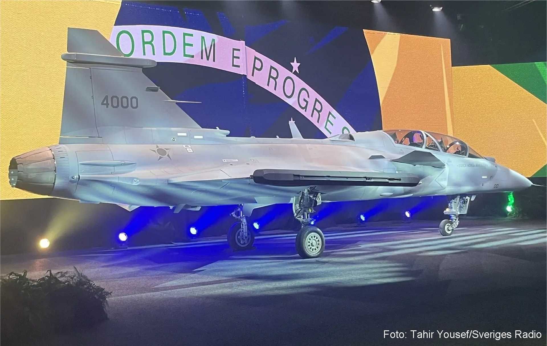 Gripen F twin-seat Multirole Fighter Aircraft Jet SAAB specifications technical data fact sheet pictures video