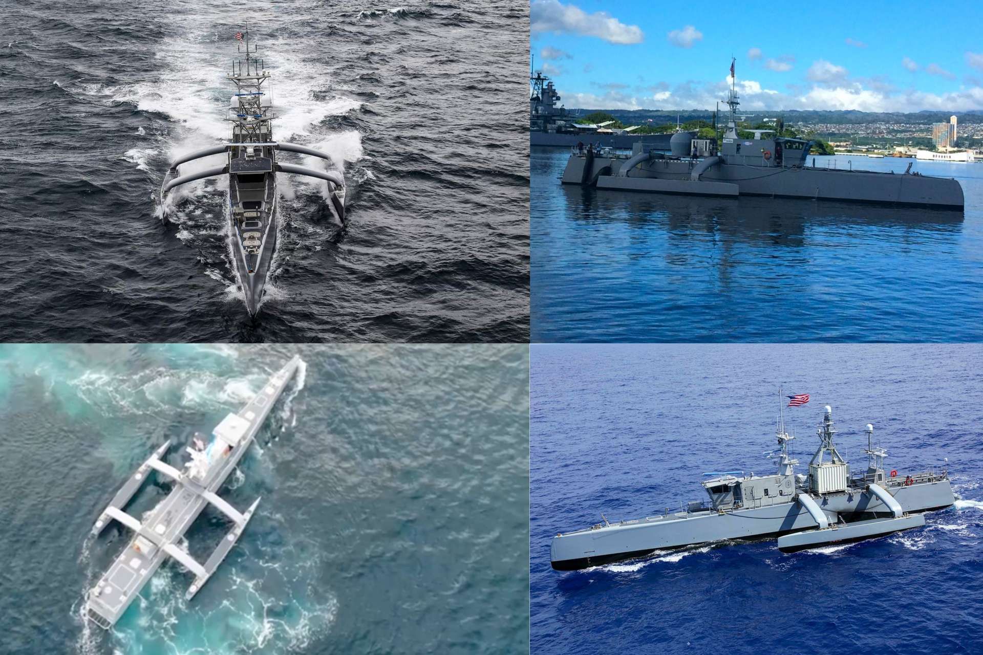 The U.S. Navy plans to deploy more than 30 Medium Unmanned Surface Vessels and thousands of drone boats in the Indo-Pacific by 2030 to expand distributed surveillance, reduce risk to crewed ships, and complicate China’s maritime targeting (Picture Source: U.S. Navy/ Leidos)