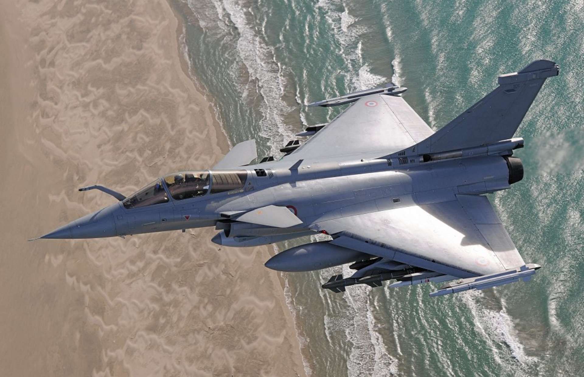 The Dassault Rafale is a twin-engine, multi-role fighter capable of air superiority, deep strike, reconnaissance, and nuclear deterrence missions, equipped with AESA radar, SPECTRA electronic warfare suite, and a full range of precision-guided munitions (Picture source: Dassault Aviation).