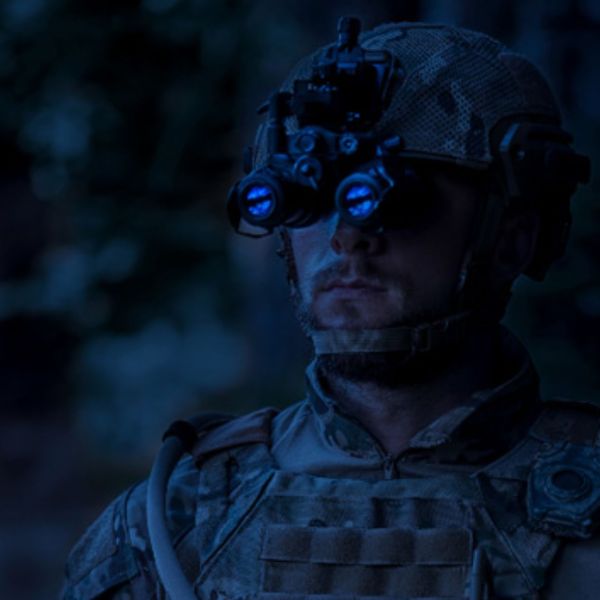 The solution is based on compact and lightweight 16mm tubes integrated into a Mikron goggle housing designed for prolonged helmet mounting (Picture source: Theon International)