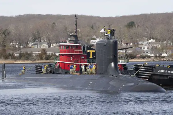 USS Virginia (SSN 774), the lead submarine of the U.S. Navy's Virginia-class nuclear-powered attack submarine fleet. Under the latest AUKUS announcements, Australia is expected to acquire three Virginia-class submarines while the United States expands its submarine presence at HMAS Stirling in Western Australia, strengthening allied undersea deterrence capabilities across the Indo-Pacific.