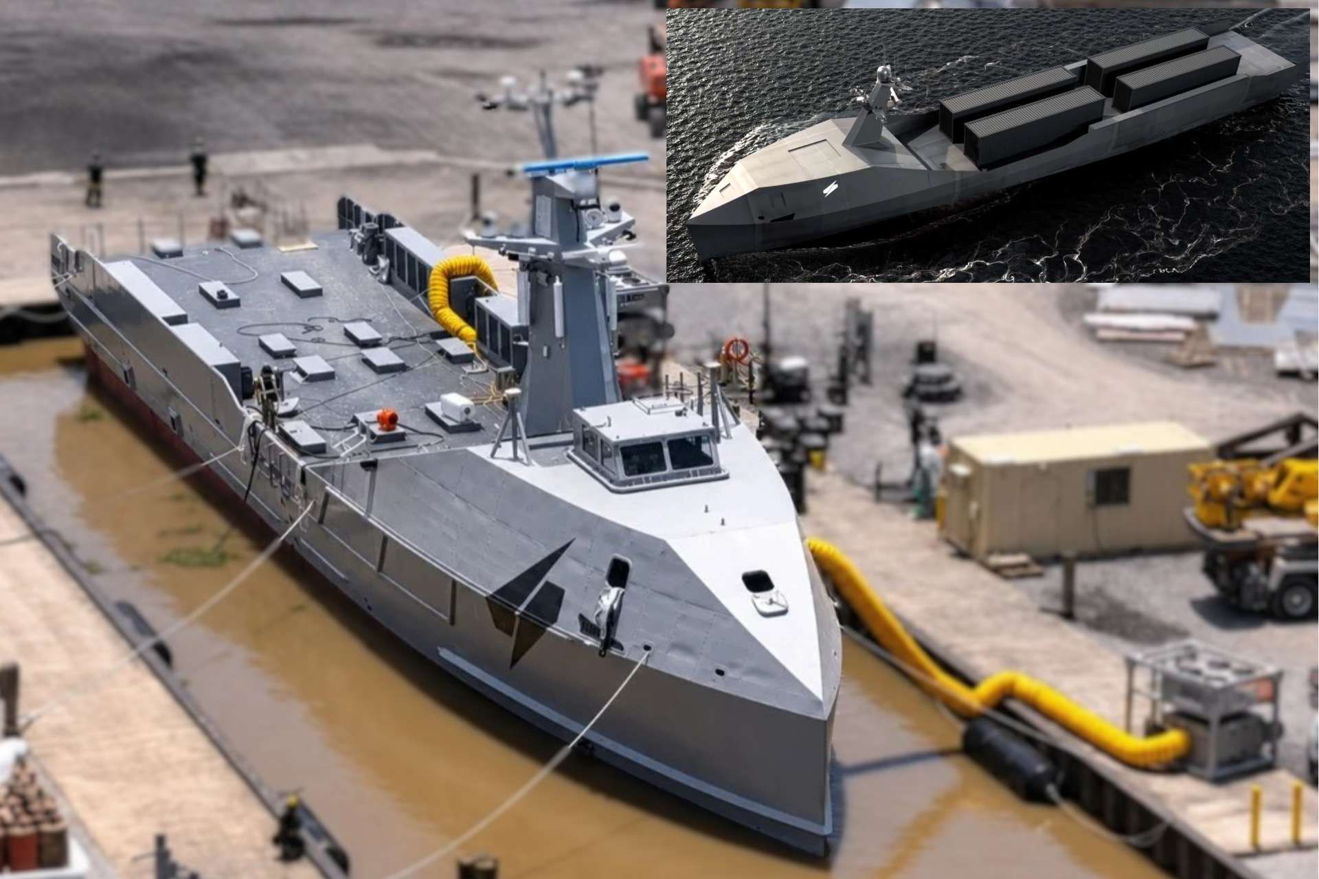 Saronic Technologies launched its first Marauder MR-001 medium unmanned surface vessel into on-water trials, advancing the U.S. Navy’s push toward distributed autonomous maritime operations in the Indo-Pacific (Picture Source: Saronic Technologies)