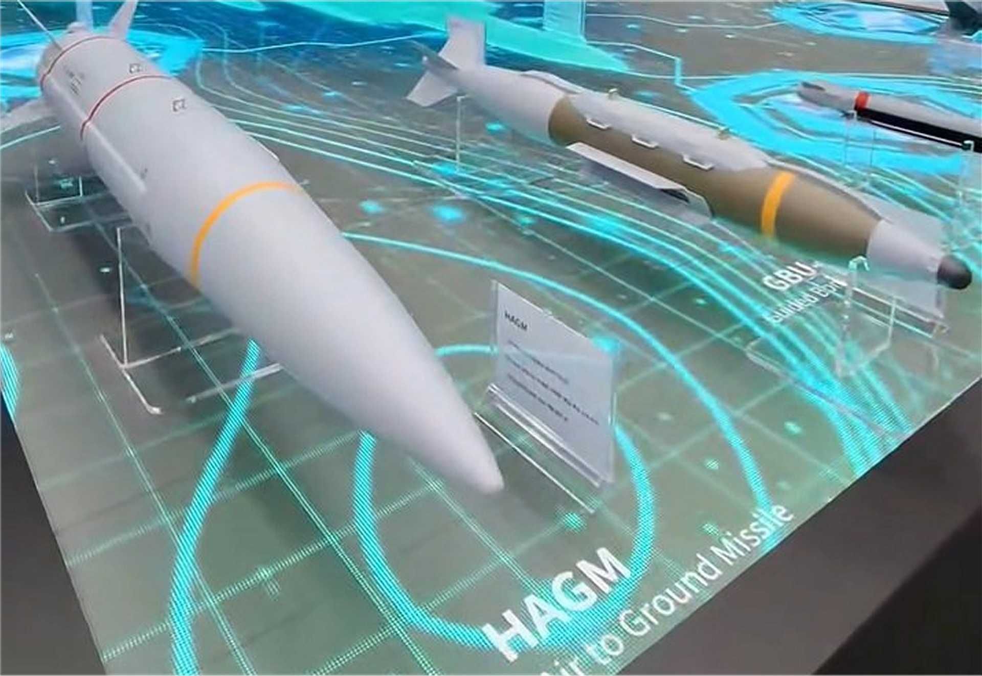 The newly unveiled HAGM hypersonic air-to-ground missile on display at ADEX 2025, marking South Korea’s entry into the elite class of nations developing next-generation hypersonic strike weapons.