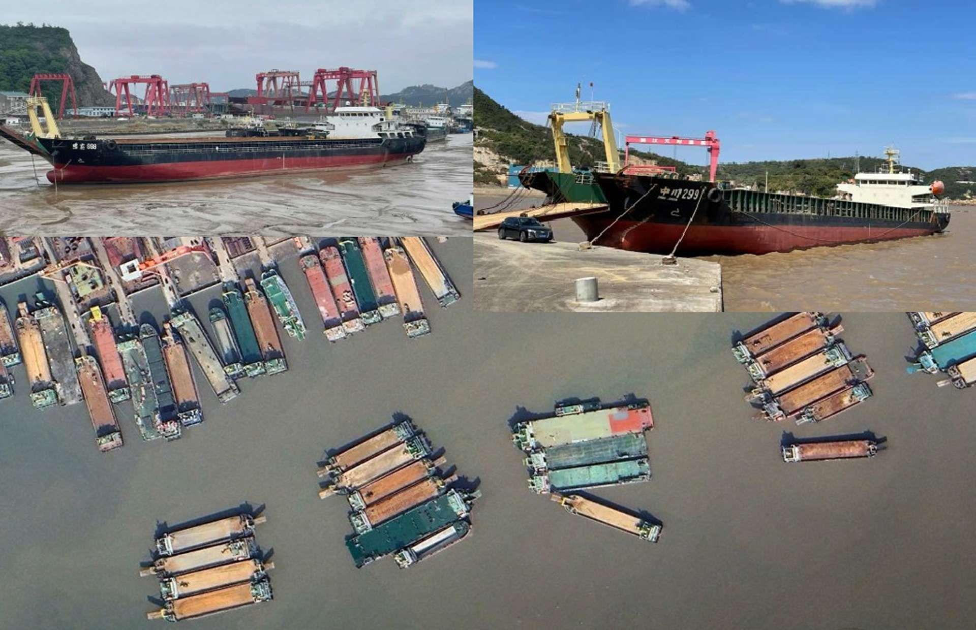 China is transforming large civilian ferries and cargo ships into dual-use platforms capable of landing troops, armor, and supplies during a Taiwan invasion, using these vessels in recent beach-landing drills that reveal a rapidly expanding logistics force designed to support large-scale amphibious operations (Picture source: Google Earth/ social media).