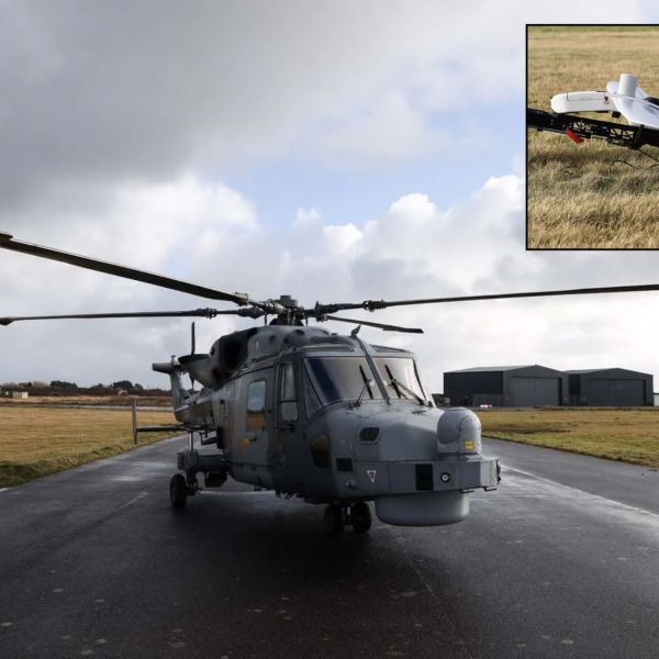 In British service, the Wildcat HMA2 is configured for anti-surface warfare and the engagement of fast threats, including light craft, mobile coastal targets, and asymmetric threats (Picture source: UK MoD)