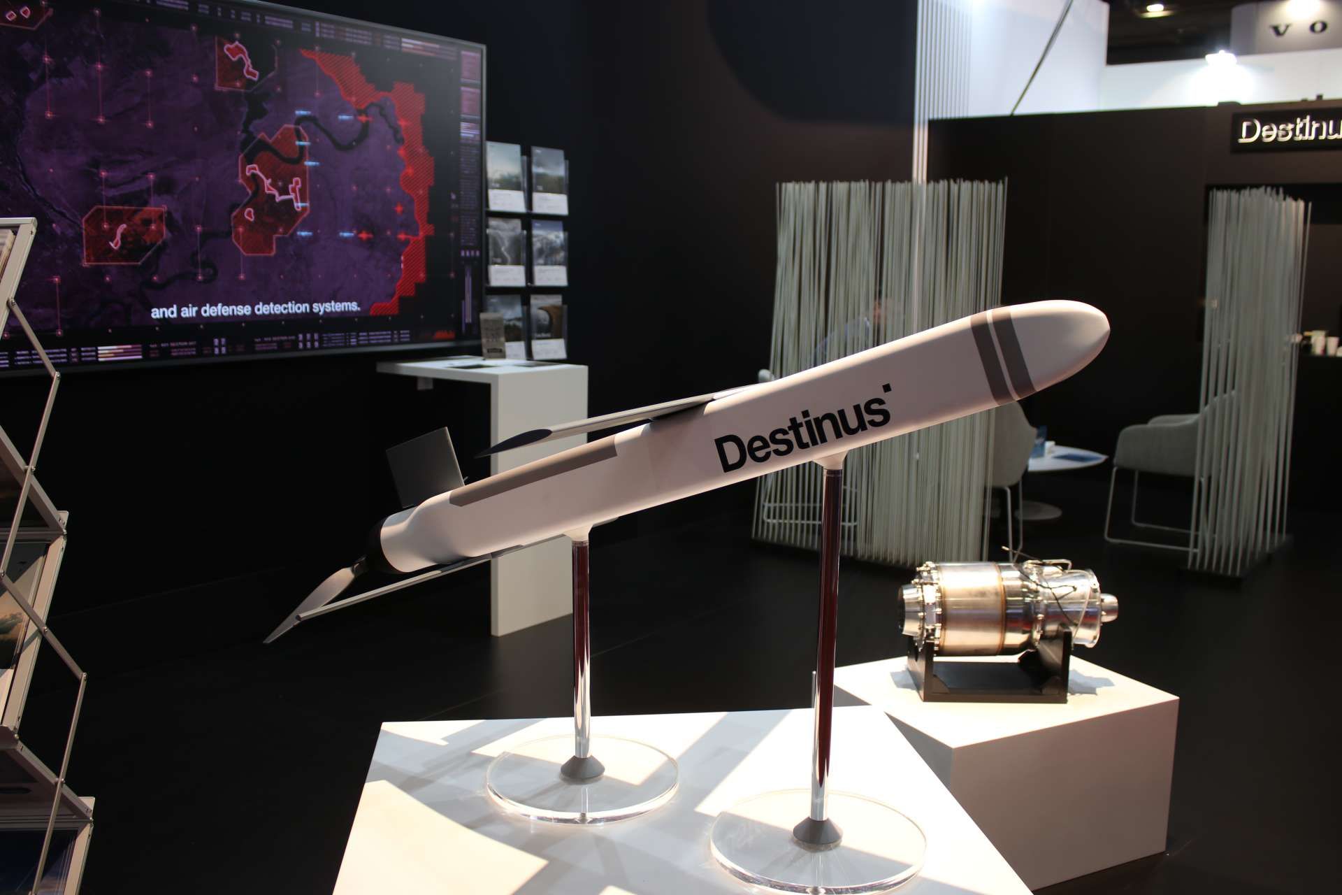Destinus unveiled its Hornet Block2 interceptor at BEDEX 2026 in Brussels, introducing a canister-launched quick-response system designed to counter drones, loitering munitions, and other aerial threats at ranges exceeding 70 kilometers (Picture Source: Army Recognition)