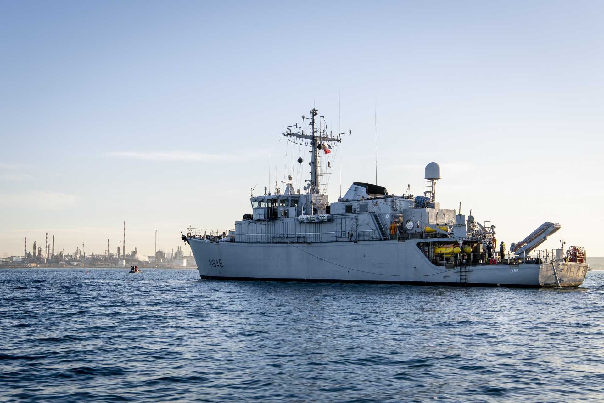 France has redeployed two Tripartite-class minehunters and a FREMM frigate from Brest to Toulon as part of a preparatory phase for a possible mine clearance mission in the Strait of Hormuz, which remains conditional on a stable ceasefire. (Picture source: French Navy)