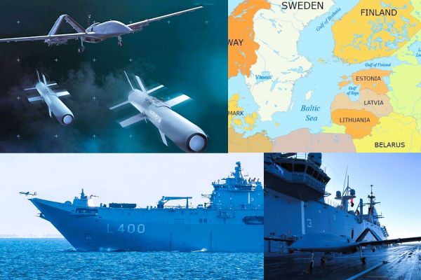 A Bayraktar TB3 unmanned combat drone launched from Türkiye’s TCG Anadolu executed a live precision strike on a Baltic Sea target during NATO’s Steadfast Dart 2026 exercise, marking the first operational shipborne UCAV combat profile flown by the Turkish Navy under allied command (Picture Source: Turkish MoD, Baykar, GIS Geography)