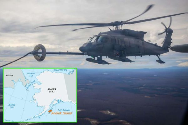 Exercise Kodiak Mace in Alaska highlighted the U.S. military’s growing ability to sustain combat aviation across the Arctic, with a Marine Corps KC-130J refueling an Army UH-60 Black Hawk as part of a broader effort to build a resilient, joint Arctic-Pacific force capable of operating in remote, infrastructure-limited environments (Picture Source: U.S. Army / Britannica / Edited By Army Recognition Group)