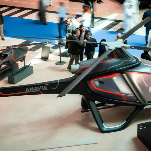 ANAVIA HT-100 and HT-750 unmanned helicopters provide the UAE with persistent ISR, secure long-range data links, and autonomous logistics lift, combining multi-sensor intelligence collection, maritime and desert operations, and unmanned resupply of remote outposts and ships, while reducing risk to aircrews and expanding round-the-clock operational reach (Picture source: EDGE).