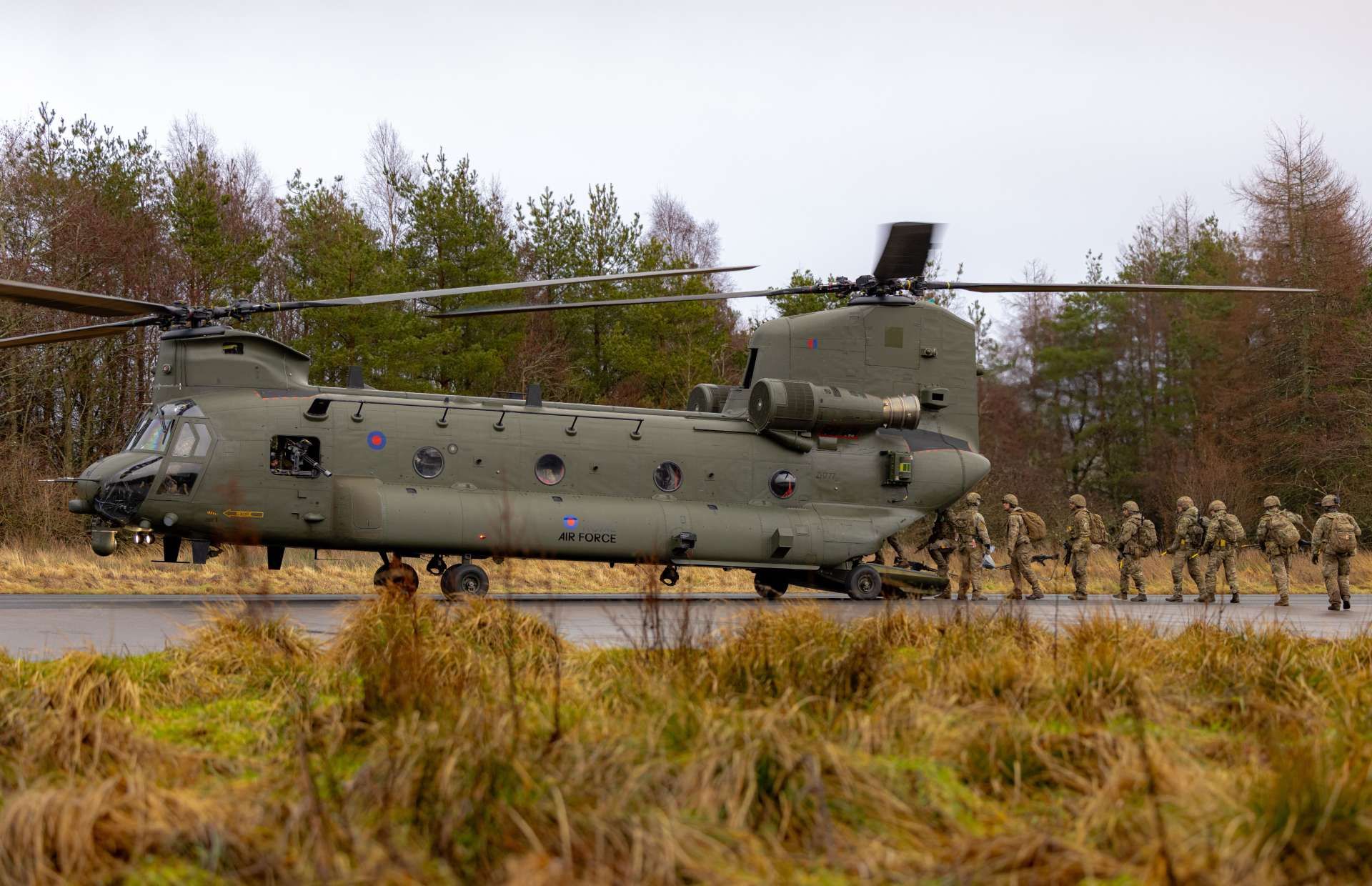 RAF Chinooks from 27 Squadron validate UK NATO special operations readiness during Exercise Hyperion Storm at RAF Leeming (Picture source: UK MoD).