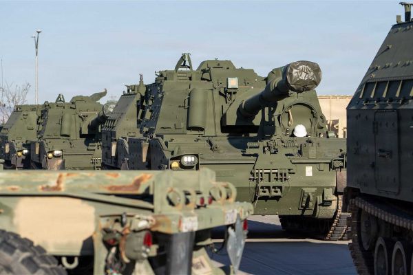 Newly delivered M109A7 Paladin self-propelled howitzer arrives with 1st Armored Division Artillery as part of the U.S. Army’s ongoing modernization of armored fires units.