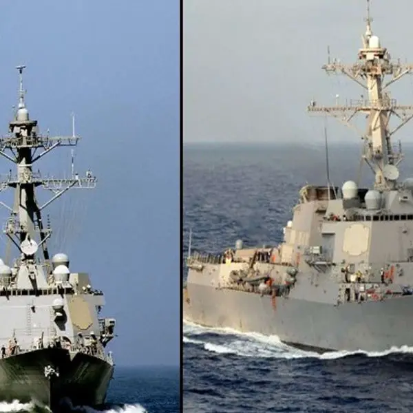 U.S. Navy Arleigh Burke-class destroyers USS Truxtun and USS Mason crossed the Strait of Hormuz under Iranian missile, drone, and small-boat attacks, showcasing the Aegis combat system’s layered air and missile defense capabilities during Project Freedom (Picture source: U.S. DoW).