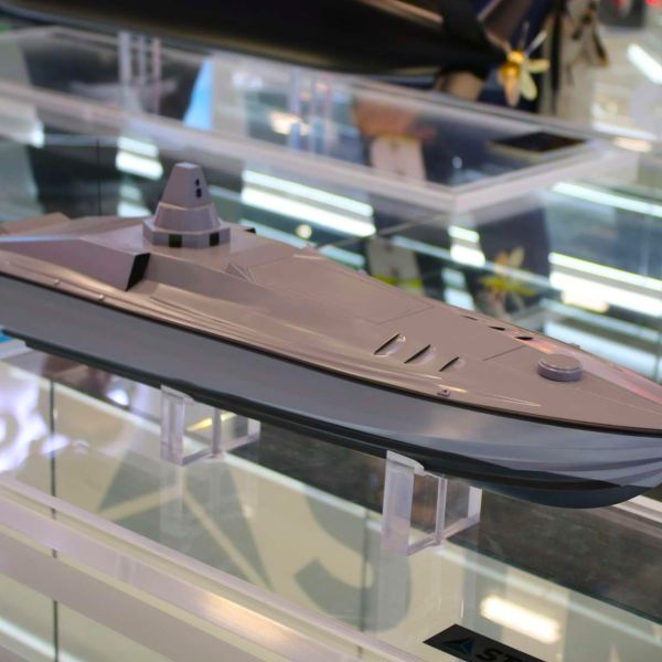 Türkiye’s STM unveiled the YAKTU kamikaze unmanned surface vessel, a high-speed autonomous swarm strike craft designed to strengthen NATO-compatible naval warfare capabilities (Picture Source: Army Recognition Group)