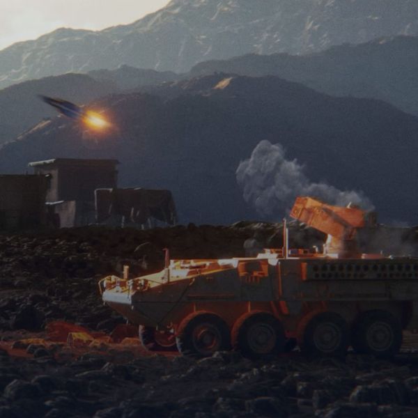 The FE-1 is described as a low-cost, high-performance solution against Group 2 and Group 3 UAS, with residual capability against Group 1, as well as, under certain conditions, fixed-wing or rotary-wing aircraft. (Picture source: BlueHalo)