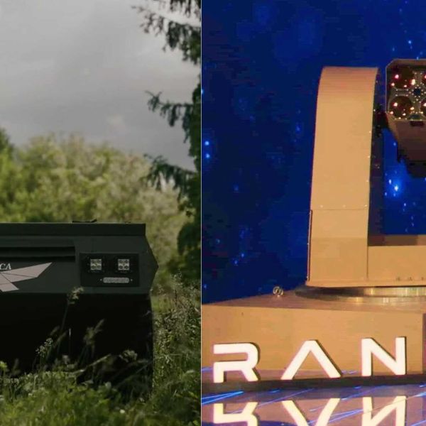 At SAHA 2026 in Istanbul, Turkish defense company MKE and Hungary’s HT Division signed an agreement to integrate the Tolga counter-drone system onto Katica unmanned ground vehicles for mobile short-range air defense missions against FPV drones. (Picture source: HT Division and Army Recognition)