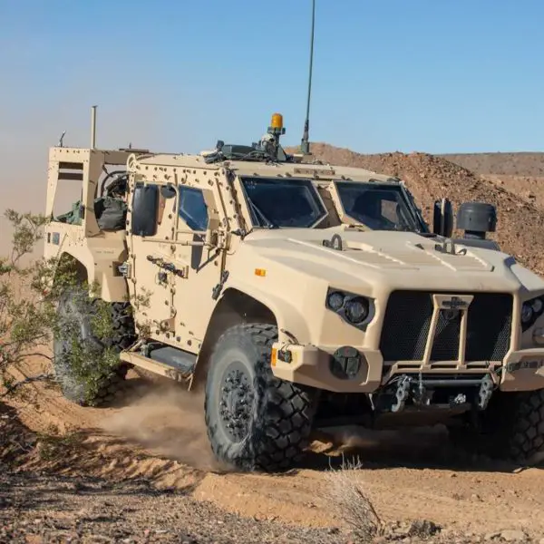 The Joint Light Tactical Vehicle (JLTV) was developed to address shortcomings in protection, payload, and durability identified during operations in Iraq and Afghanistan, and by mid-2023, more than 20,000 JLTVs had been manufactured. (Picture source: U.S. Army)