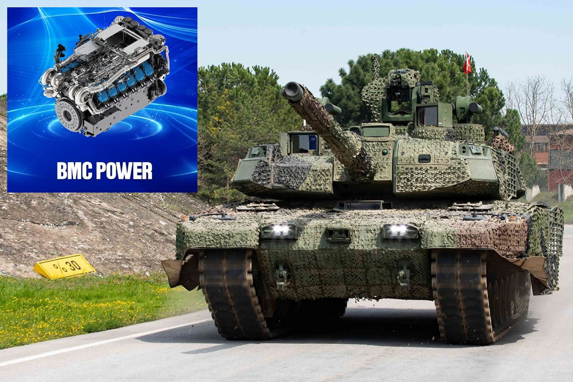 Türkiye announced that its domestically developed BATU engine has passed factory acceptance testing, a key validation milestone confirmed by the Presidency of Defence Industries for the Altay main battle tank program (Picture Source: BMC Power / BMC)